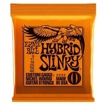 Struny do gitary elektrycznej Ernie Ball EB 2222 09-46  Hybrid Slinky 